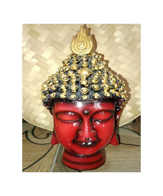 Buddha Statue Red