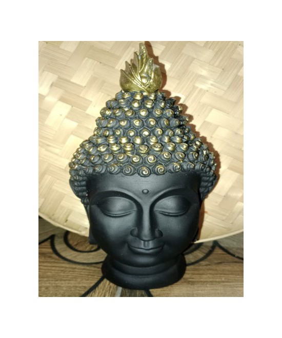 Buddhar Statue Black