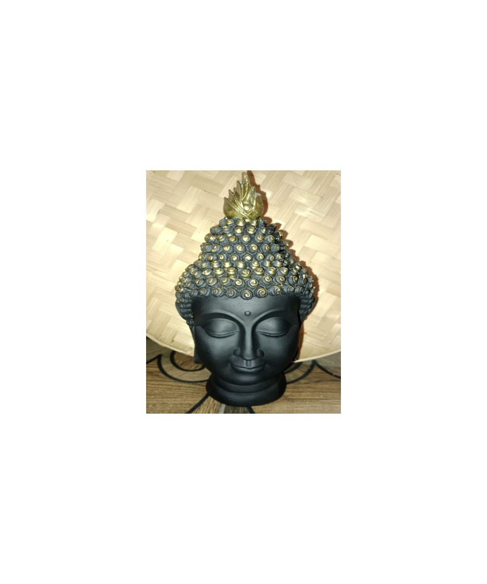 Buddhar Statue Black