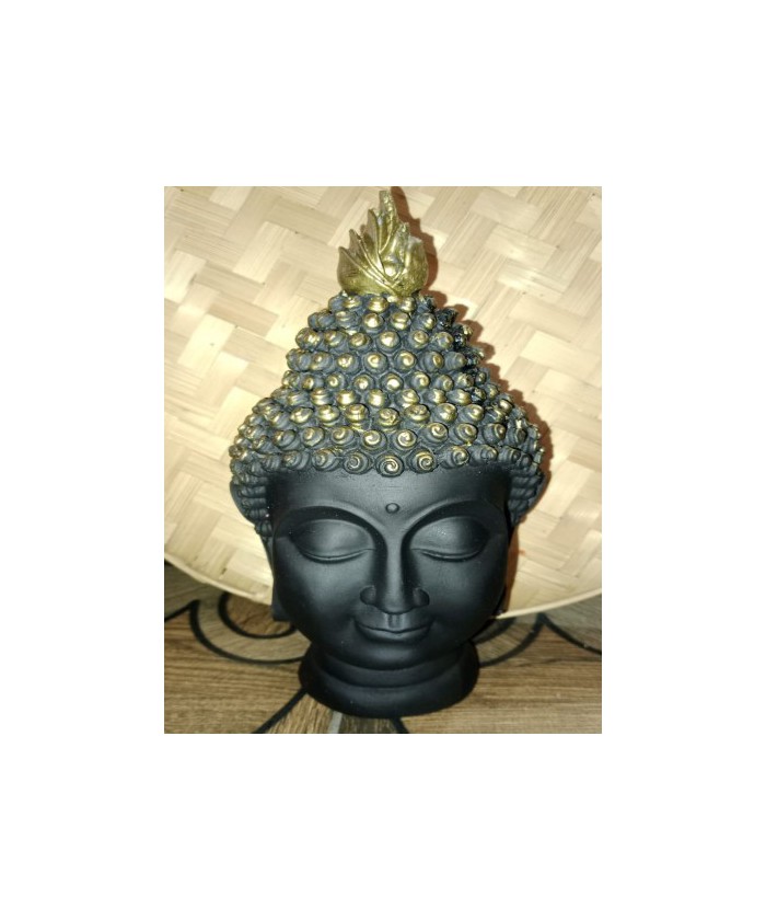 Buddhar Statue Black