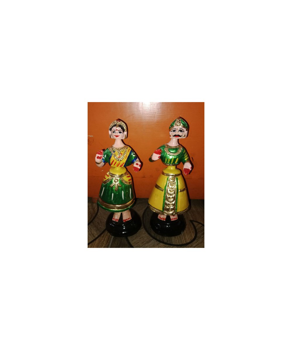 Thanjavur Dancing Doll With Horse Girl & boy set