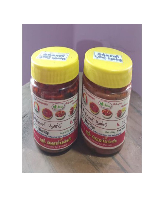 natural Garlic and Tomato thokku