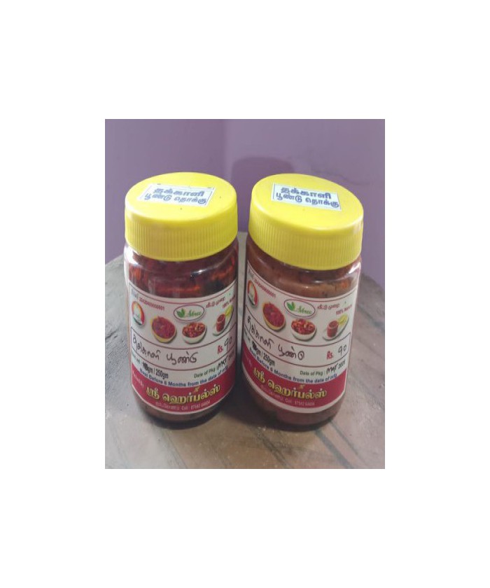 natural Garlic and Tomato thokku